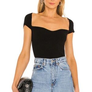 REVOLVE Black top Superdown NWT sz Medium